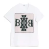 Women Barrie T-shirt with logo cashmere patch