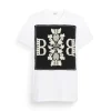 Women Barrie T-shirt with logo cashmere patch