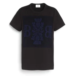 Women Barrie T-shirt with logo cashmere patch