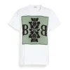 Women Barrie T-shirt with logo cashmere patch