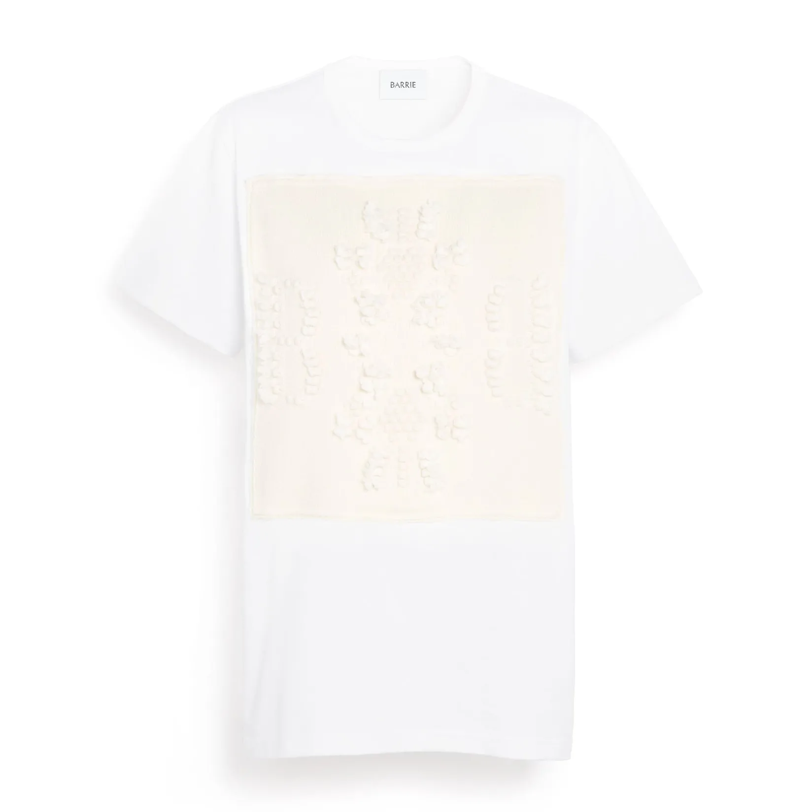 Women Barrie T-shirt with logo cashmere patch