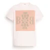 Women Barrie T-shirt with logo cashmere patch
