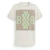 Women Barrie T-shirt with logo cashmere patch
