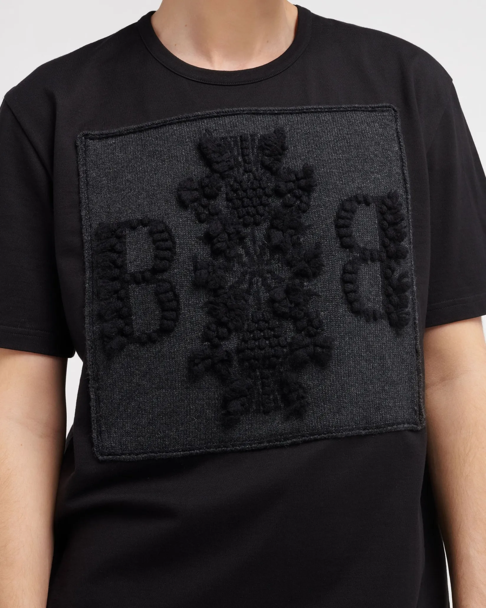 Women Barrie T-shirt with logo cashmere patch