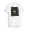 Women Barrie T-shirt with printed cashmere patch