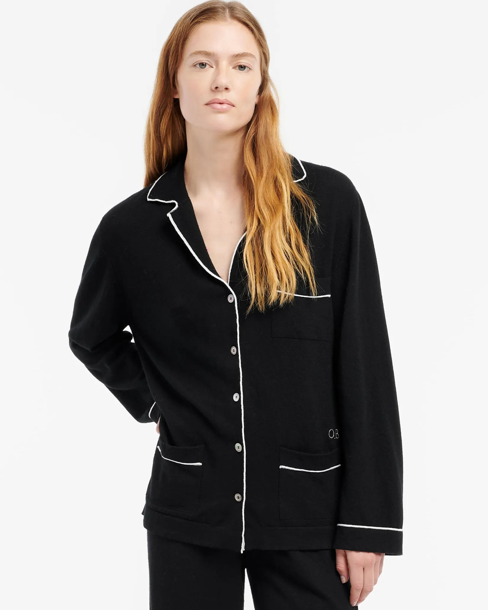 Women Barrie Ultra-fine cashmere and silk shirt