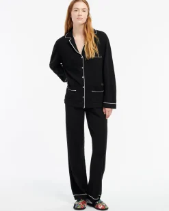 Women Barrie Ultra-fine cashmere and silk shirt