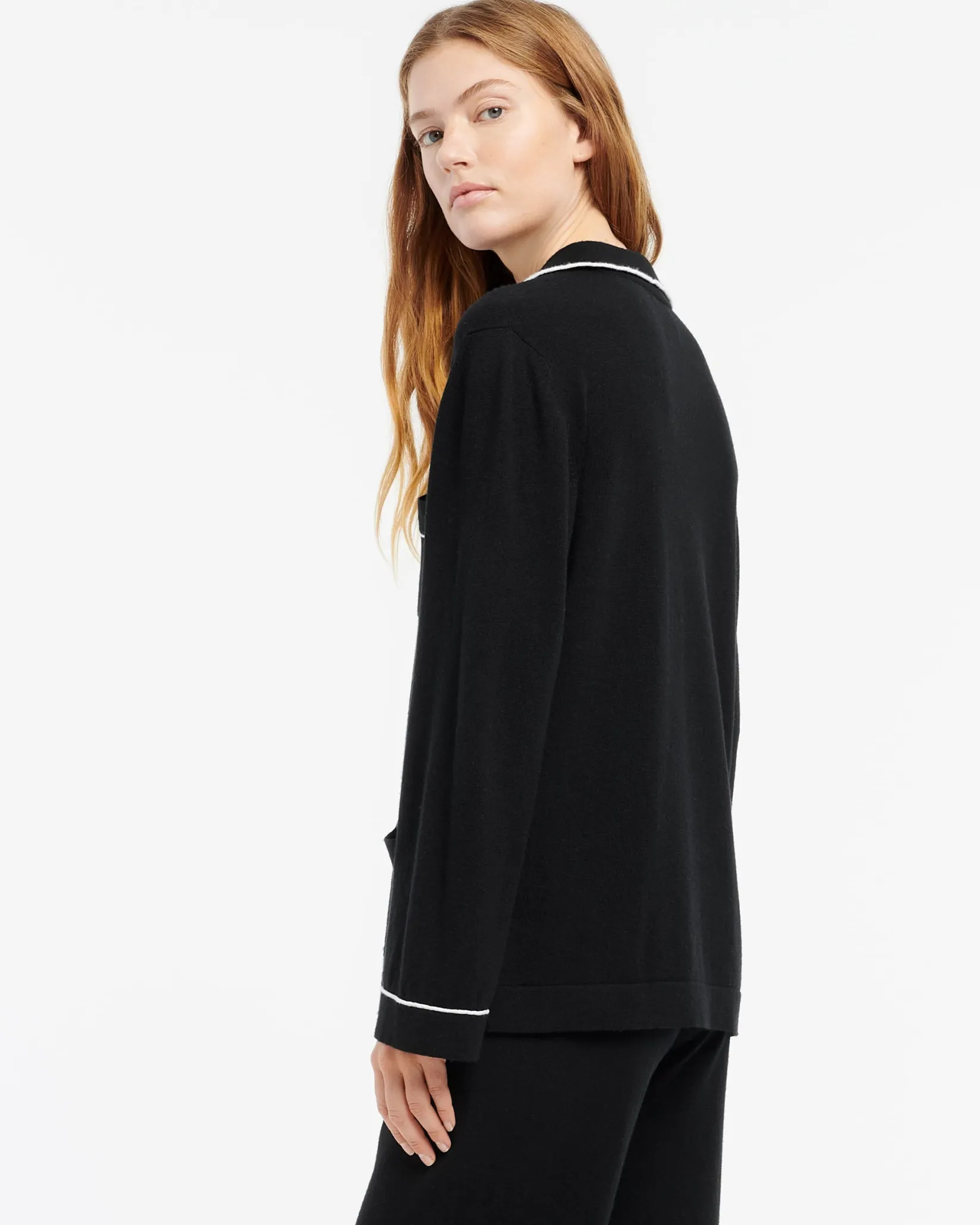Women Barrie Ultra-fine cashmere and silk shirt