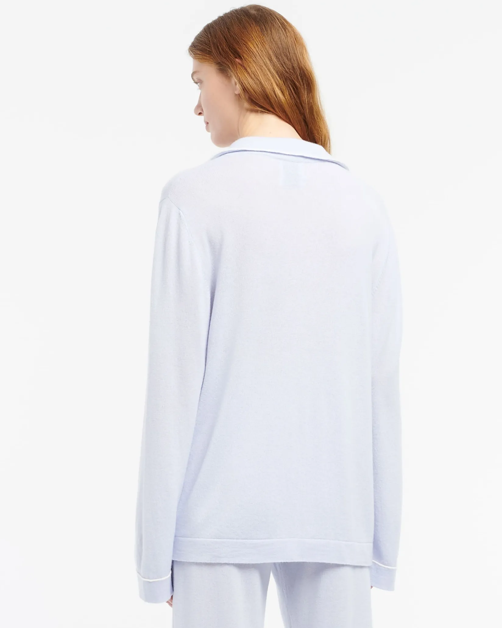 Women Barrie Ultra-fine cashmere and silk shirt