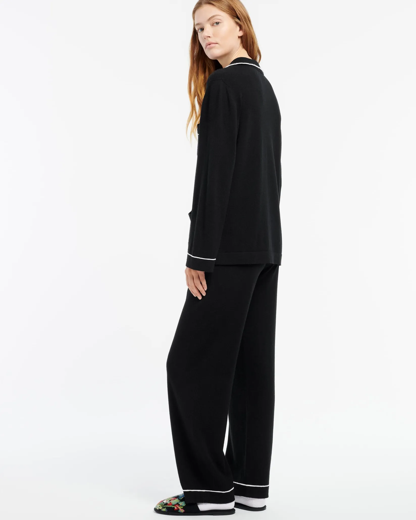 Women Barrie Ultra-fine cashmere and silk shirt