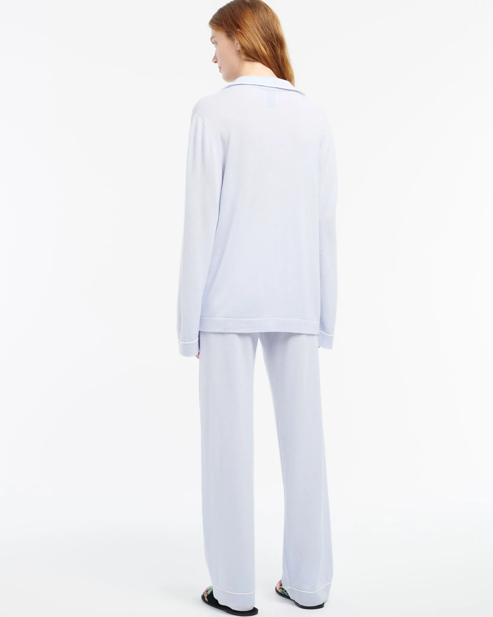 Women Barrie Ultra-fine cashmere and silk shirt