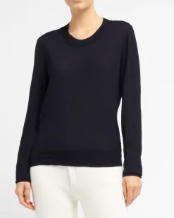 Women Barrie Ultra-fine cashmere round-neck jumper