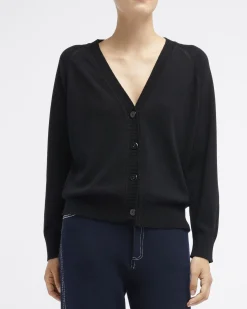 Women Barrie V-neck cashmere cardigan