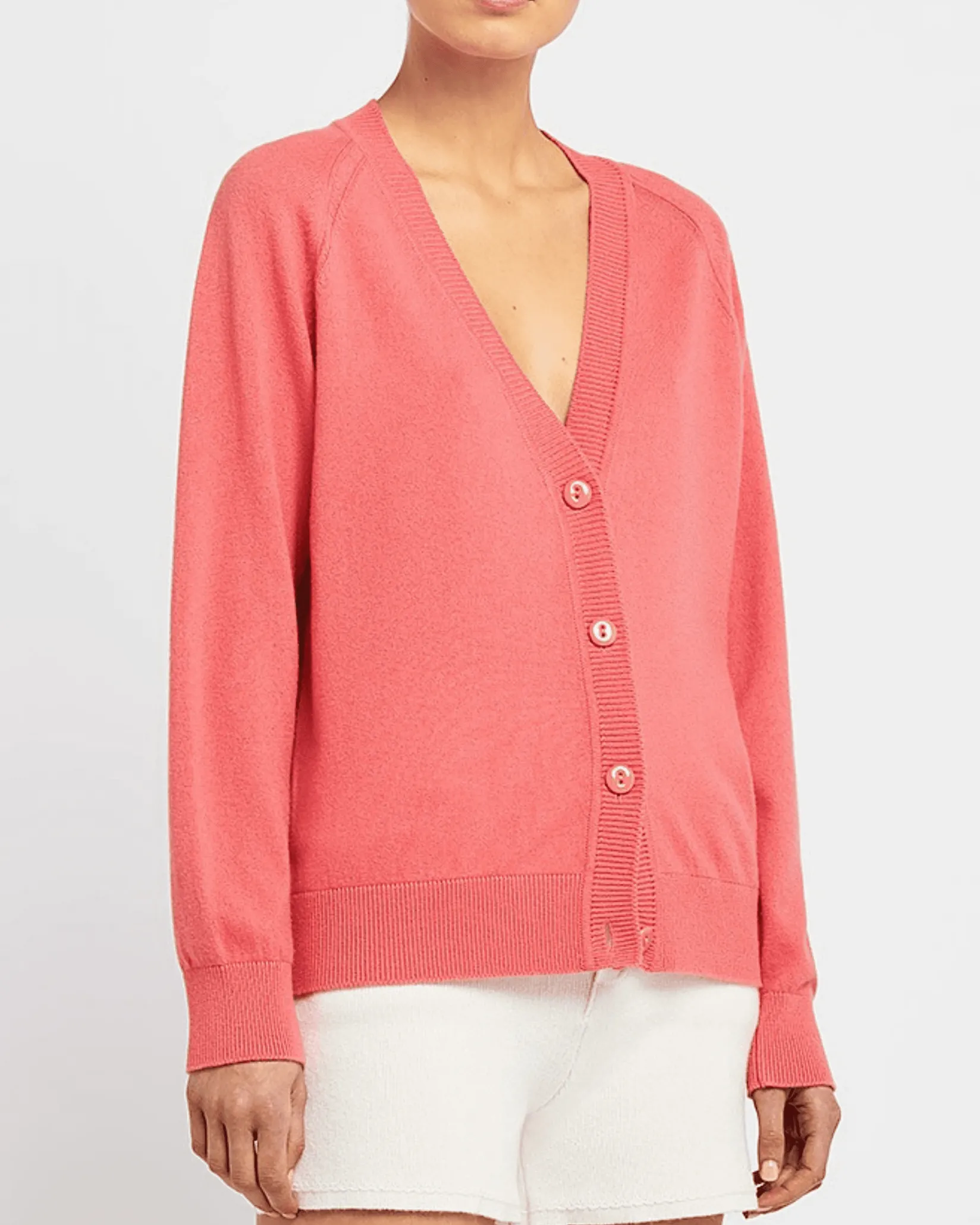 Women Barrie V-neck cashmere cardigan
