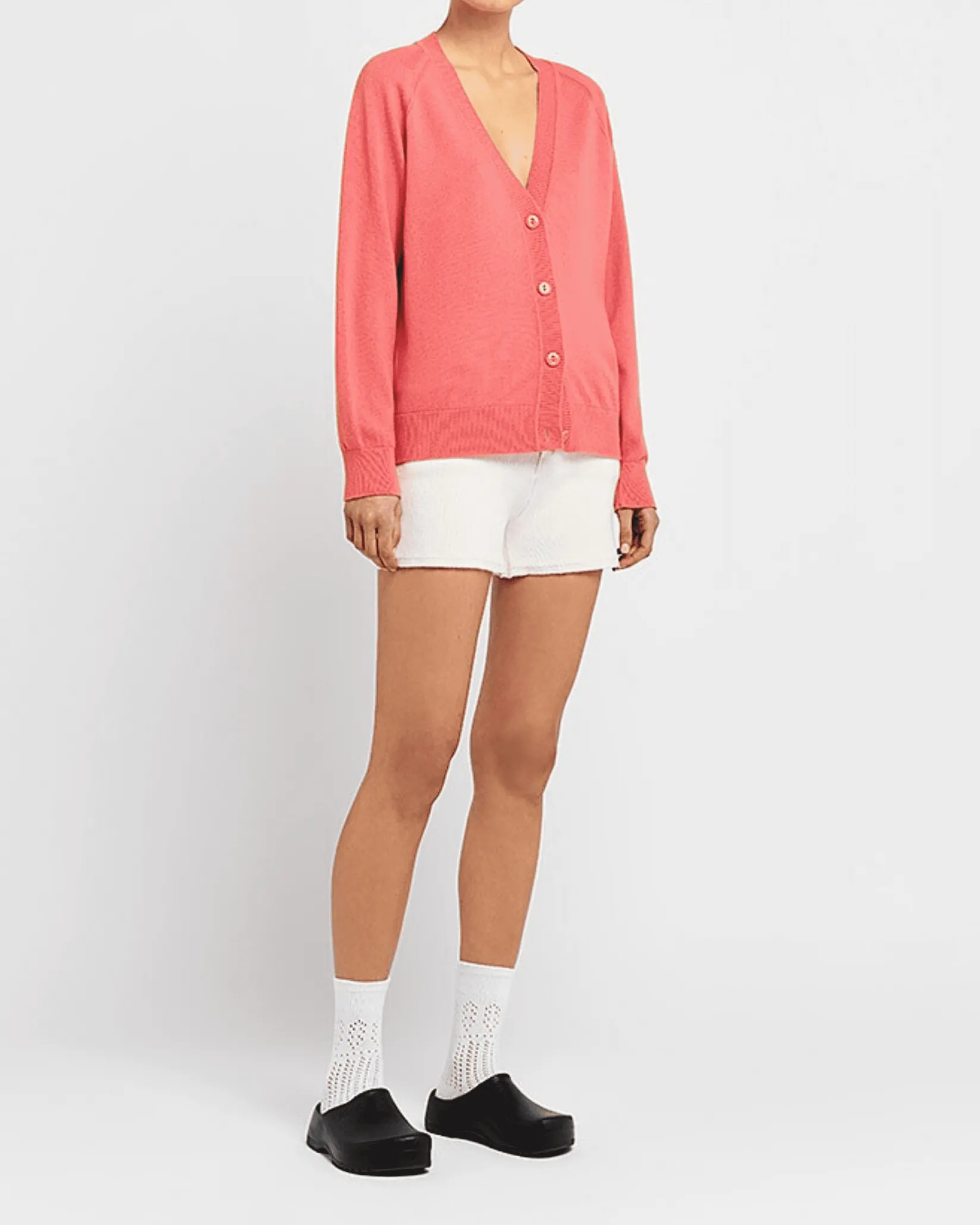 Women Barrie V-neck cashmere cardigan
