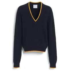 Women Barrie V-neck jumper in lightweight cashmere