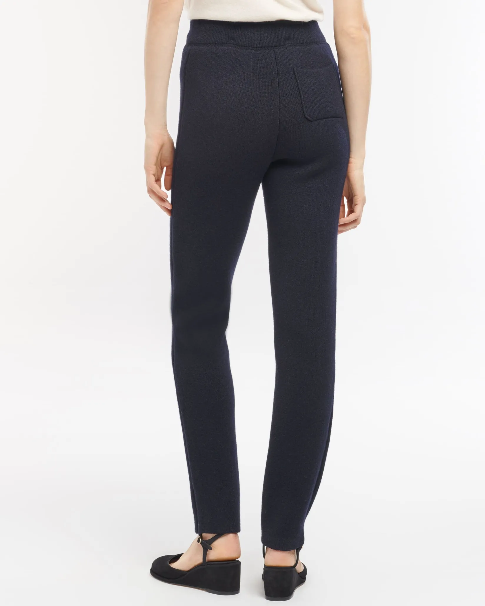 Women Barrie Warm trousers in cashmere, wool and silk