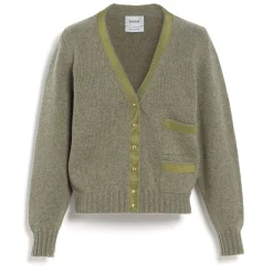Women Barrie Wool cardigan with ribbon detail
