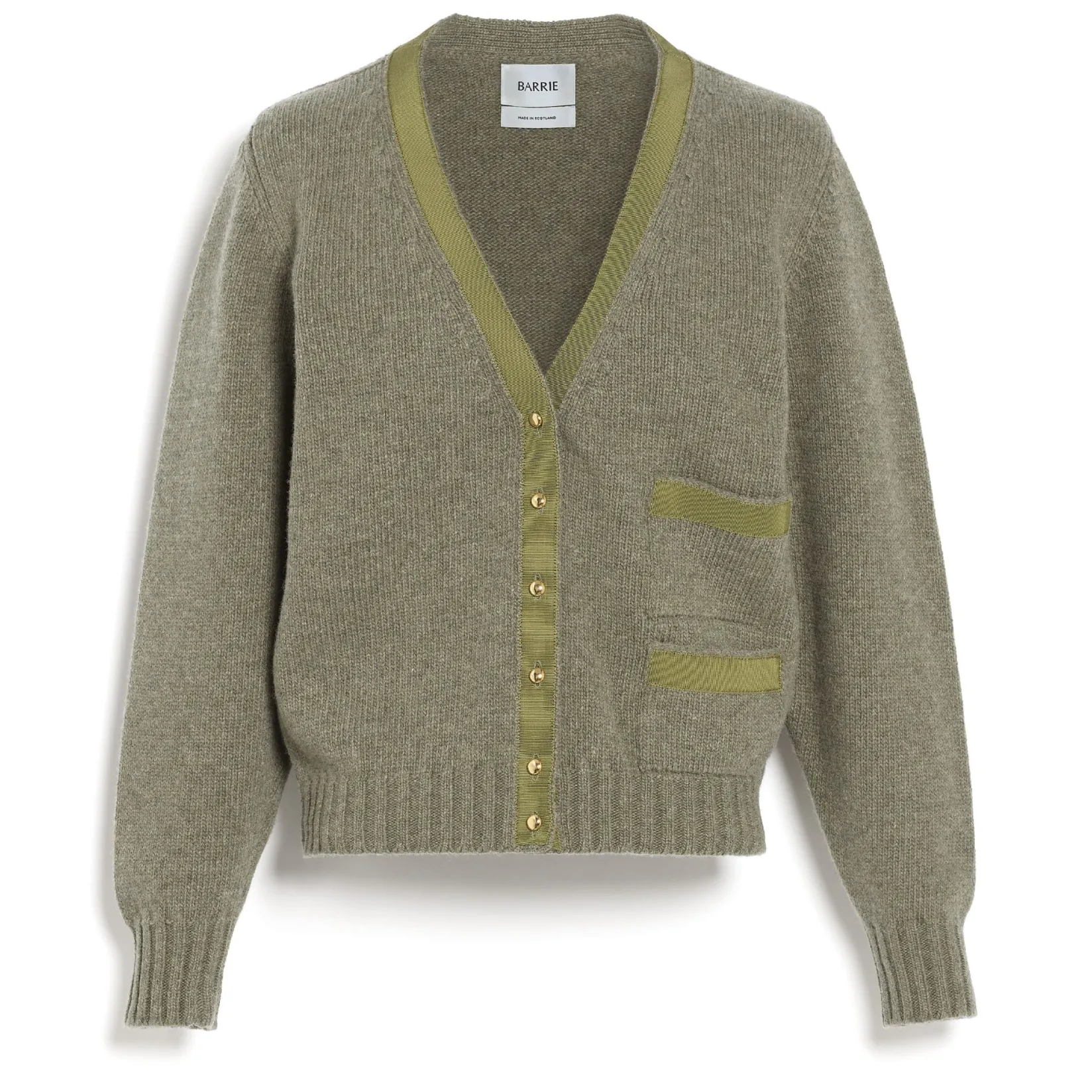 Women Barrie Wool cardigan with ribbon detail