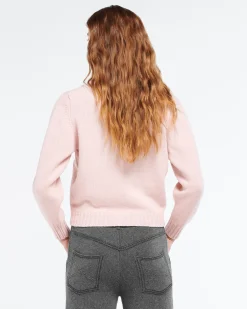 Women Barrie Wool cardigan with ribbon detail