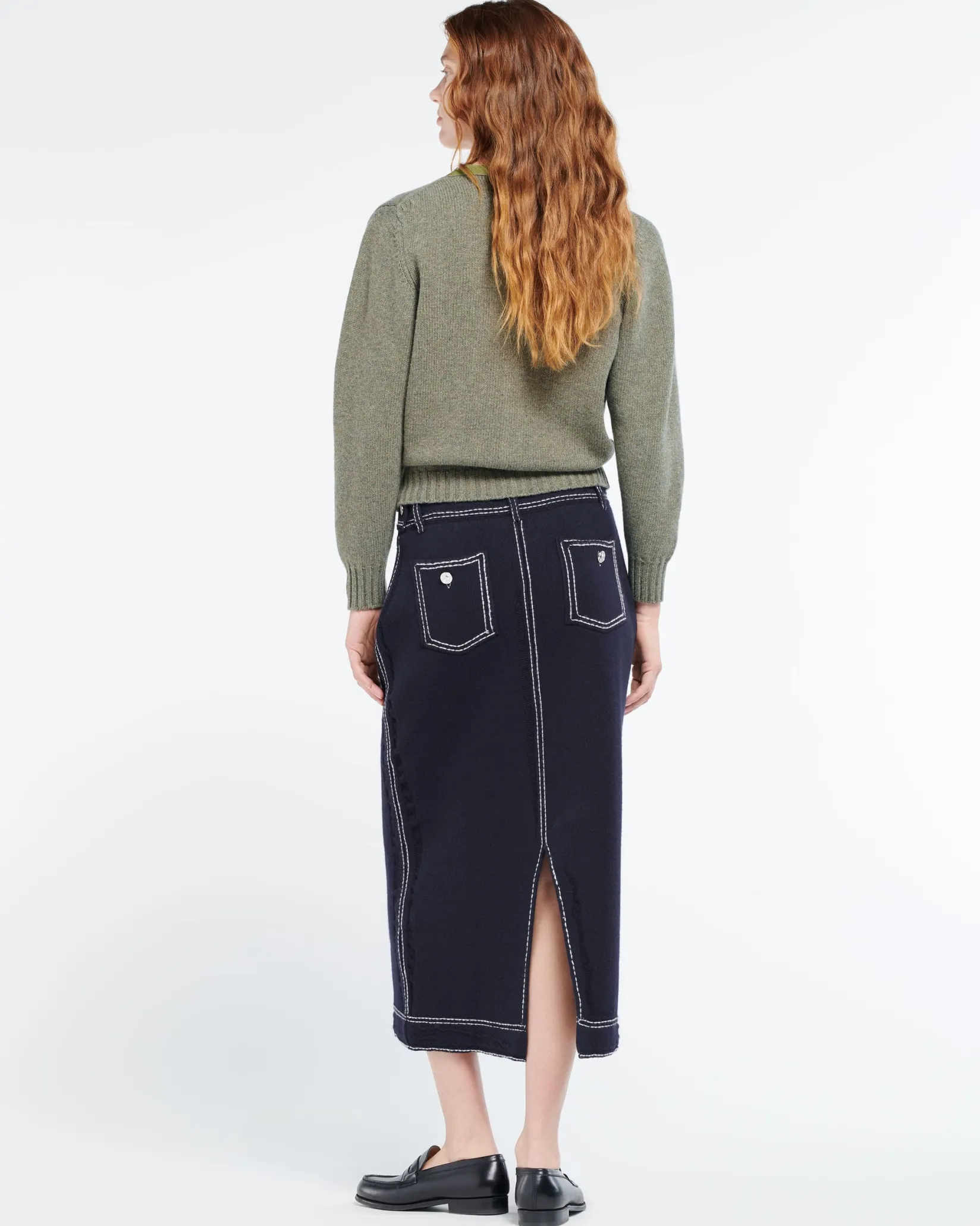 Women Barrie Wool cardigan with ribbon detail