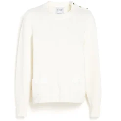 Women Barrie Wool jumper with ribbon detail